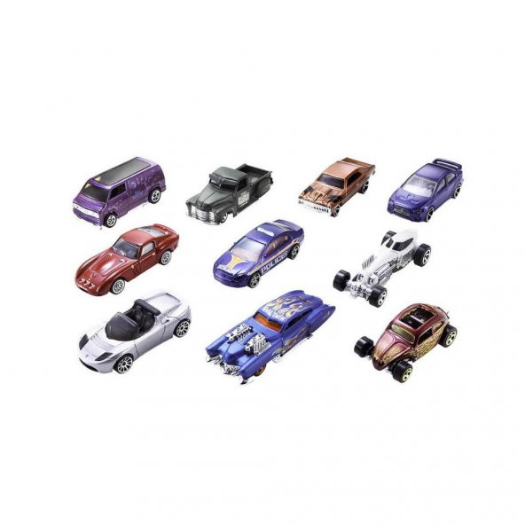 Hot Wheels 10lu Araba 54886