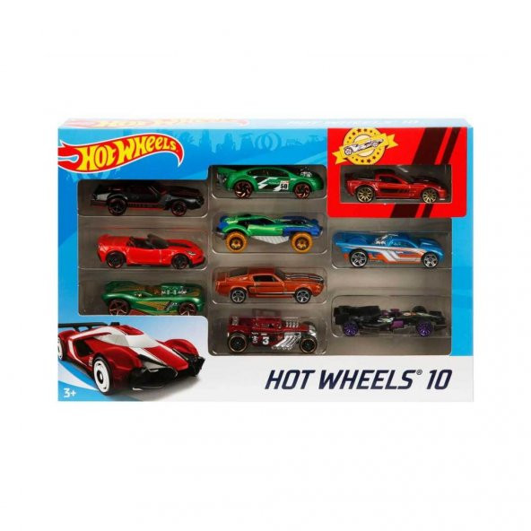 Hot Wheels 10lu Araba 54886 - 3