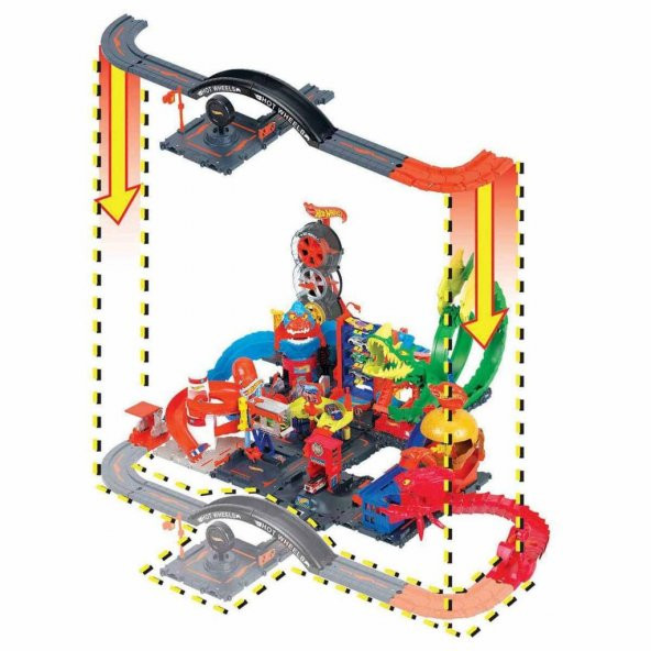 Hot Wheels Pist Dünyası Oyun Seti HDN95 - 4