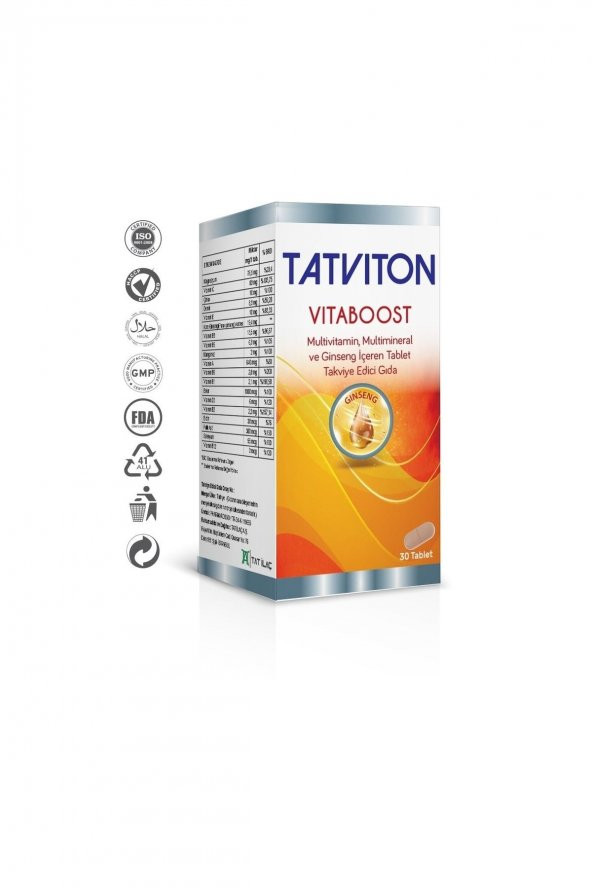 Tatviton Vitaboost Multivitamin 30 Kapsul