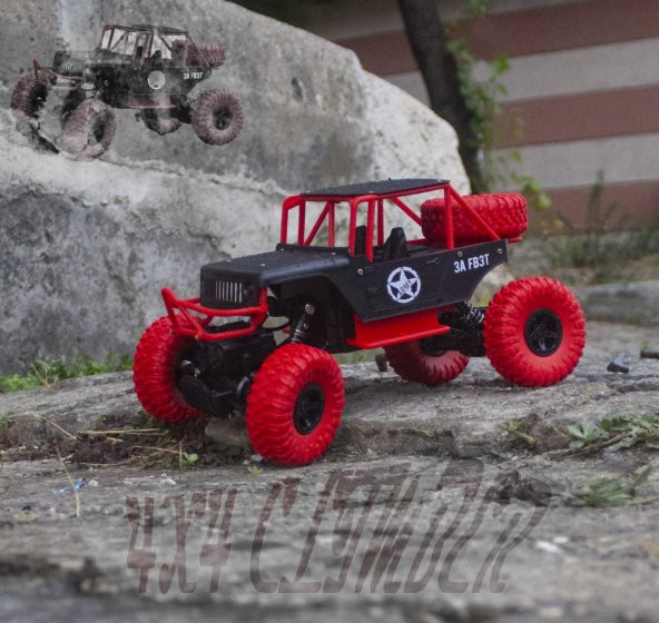 1:14 Off Road 2.4Ghz 4X4 U/K-Rock Crawler