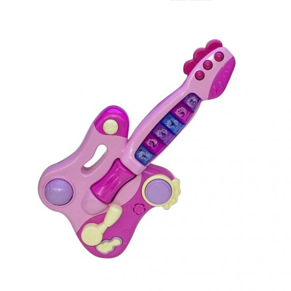 Oyuncak Gitar Işıklı Müzikli Büyük Boy 41 Cm