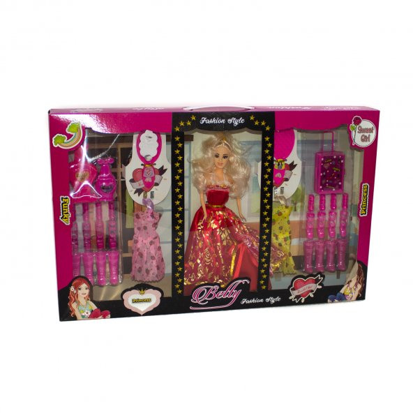 Oyuncak Manken Bebek Defile Seti Aksesuarlı 30 Cm