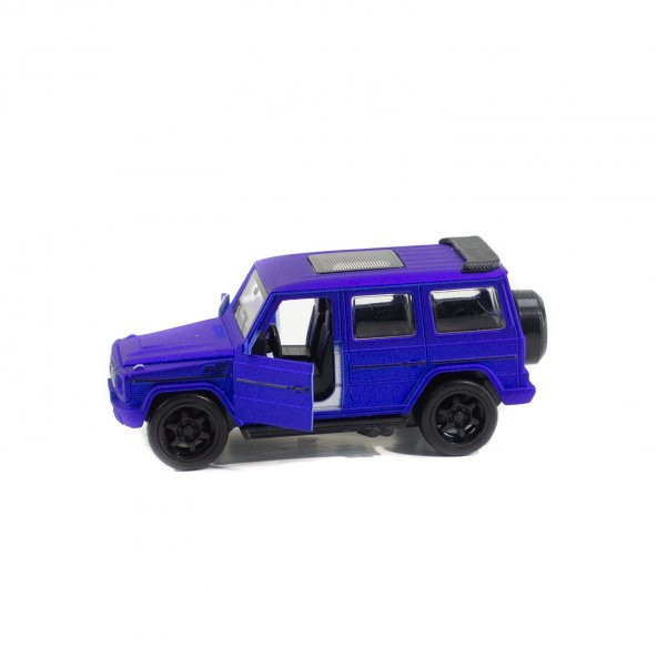 Metal Mercedes G63 Çek Bırak Model Araba Mavi Işıklı 12 Cm ürün görseli