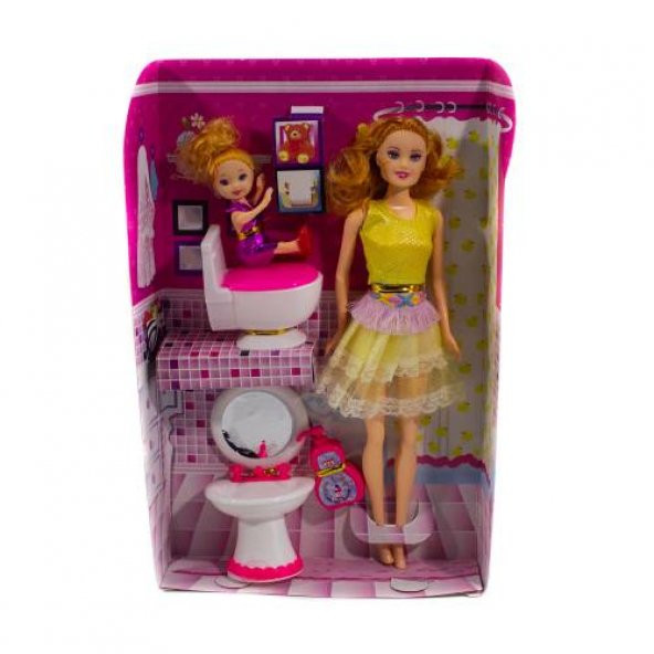 Oyuncak Bebek ve Banyo Seti ürün görseli