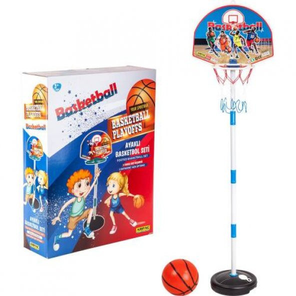 Ayaklı Basketbol Seti Ayarlanabilir 138 Cm