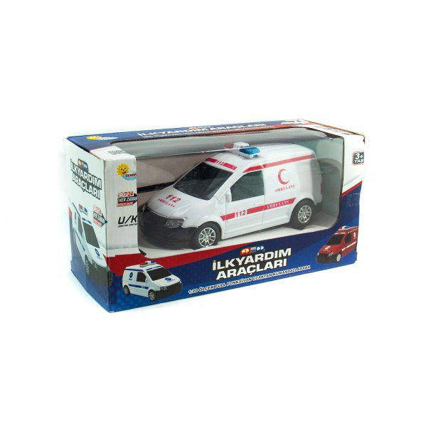 Uzaktan Kumandalı Full Fonk. Ambulans 1:20 Ölçek Caddy