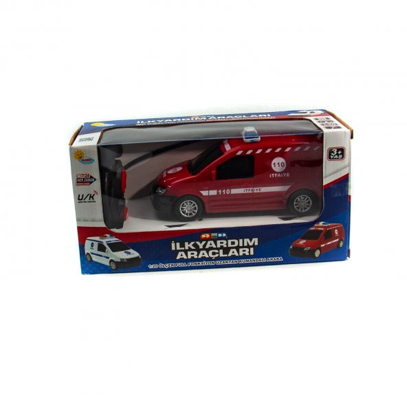 Uzaktan Kumandalı Full Fonk. 110 İtfaiye 1:20 Ölçek Caddy