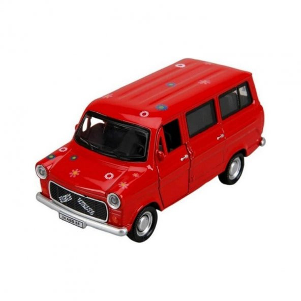 Metal Ford Çiçek Abbas Çek Bırak Oyuncak Minibüs 13 Cm