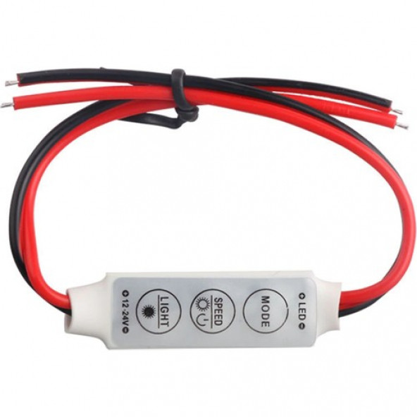 Hafızalı Çok Fonksiyonlu Şerit LED Dimmer Kontrol Devresi Modül 12V 24V A63 - Resim 4