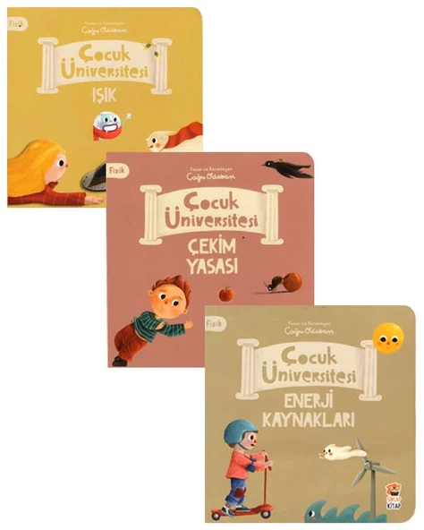 Çocuk Üniversitesi Fizik Set 3 Kitap Sincap Kitap - Resim 2