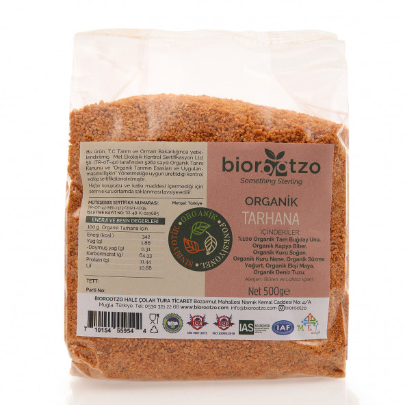 Biorootzo Organik Tarhana 500 g
