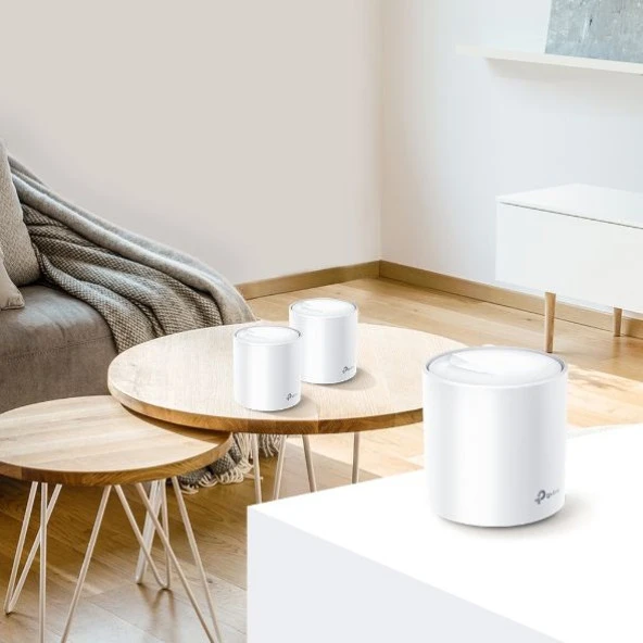 TP-LINK DECO X60(1-pack) 3000Mbps EV WI-FI 6 SİSTEMİ 1'Lİ PAKET - 4