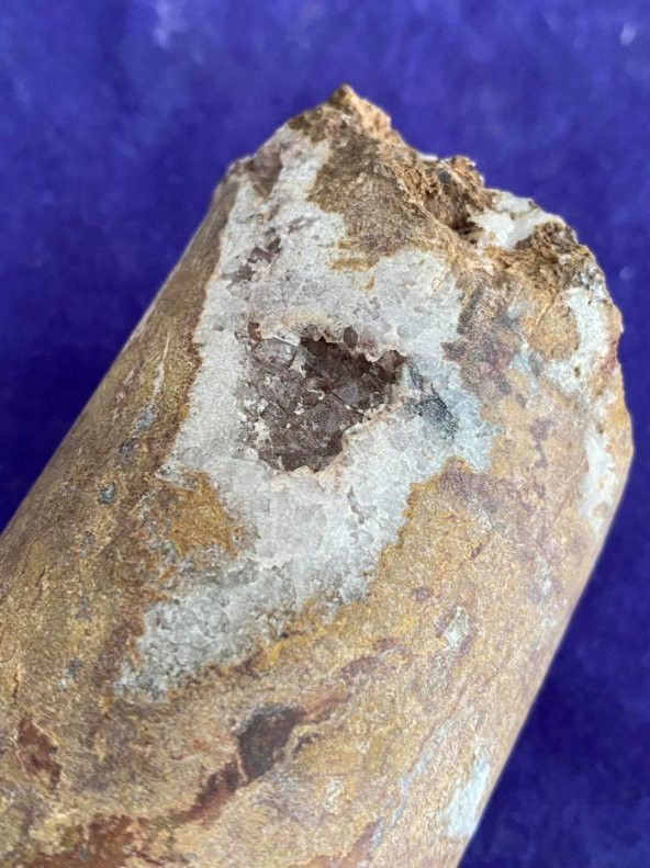 Kuvars Taş Oluşumlu Mermer Granit Taş 13cm 639 Gram - 4