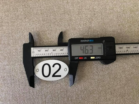 Universal Plastik Koltuk Numarası 1-23 Arası 48 Adet - Resim 2