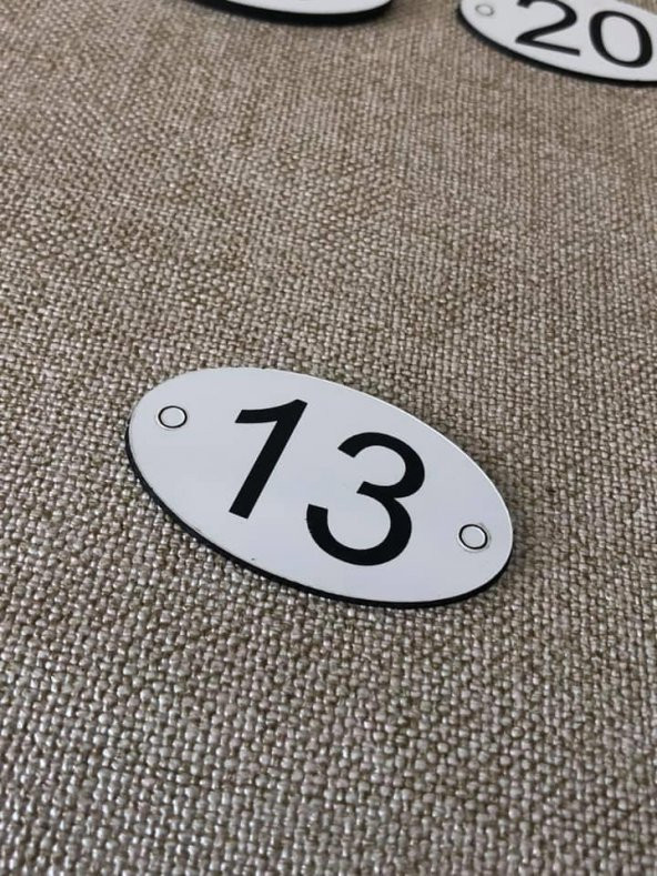 Universal Plastik Koltuk Numarası 1-23 Arası 48 Adet - Resim 6