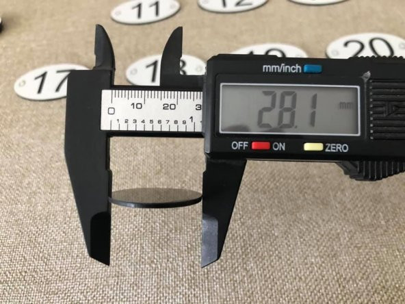 Universal Plastik Koltuk Numarası 1-23 Arası 48 Adet - Resim 11