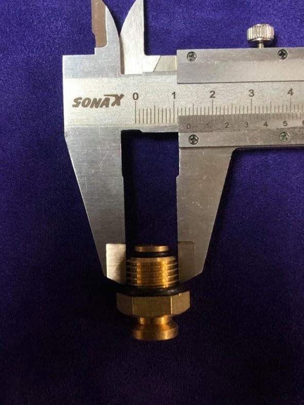 Pirinç Bağlantı Aparatı 24mm - Pirinç Rakor - Resim 6