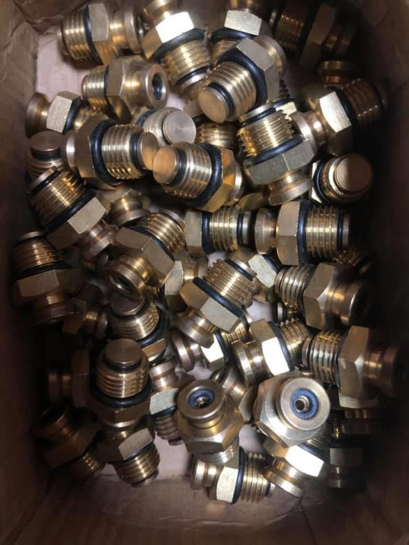 Pirinç Bağlantı Aparatı 24mm - Pirinç Rakor - Resim 7