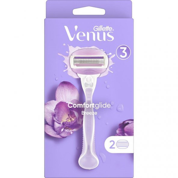 Gillette Venüs Breeze Kadın Tıraş Makinesi + 2 Adet Yedek Başlık - 2
