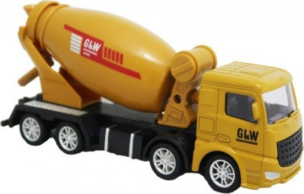 Toys e Toys Metal Başlı Oyuncak Sürtmeli Inşaat Aracı 1.55 Harç Aracı
