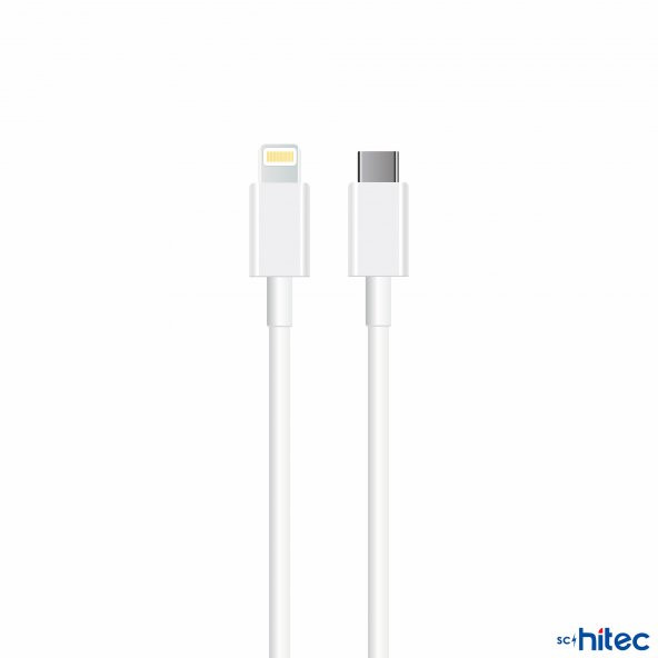 ScHitec İphone 8 6A 100W Type-C to Lightning 2Metre Süper Hızlı Data ve Şarj Kablosu - Resim 2