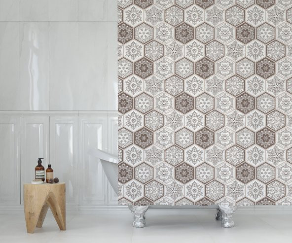 Banyo Perdesi - Tek Kanat Duş Perdesi, Polyester Kumaş Duşakabin Perdesi 180x200 cm Küvet Perdesi - 4