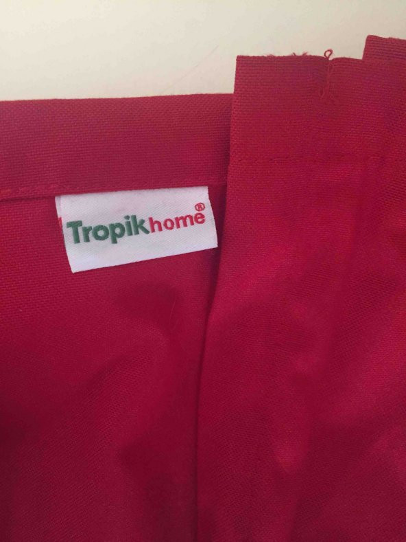 Kırmızı Runner Yılbaşı Özel- 40x140 Yeniyıl Özel Kırmızı Runner - Pamuklu Leke Tutmaz Runner - 3