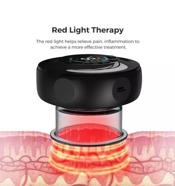 Akıllı Masaj Kupası İnfraruj Tedavili Masaj Aleti Kumandalı - 5