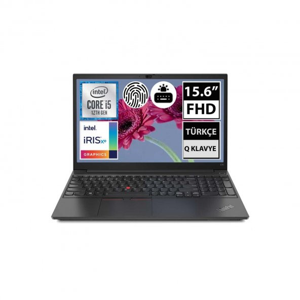 Lenovo E15 21E6006RTX06 i5-1235U 24GB 512SSD 15.6" FullHD FreeDOS Taşınabilir Bilgisayar