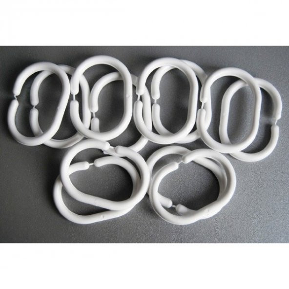 Banyo Perdesi Saç Örgü Desen Banyo Perdesi Tek Kanat 180x200 cm Duş Perdesi 12 C-Halka Hediye - Resim 3