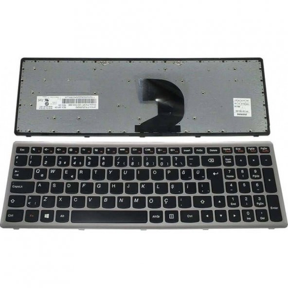 Lenovo Ideapad Z500,Z500A,Z500G Notebook Klavye Tuş Takımı-Silver