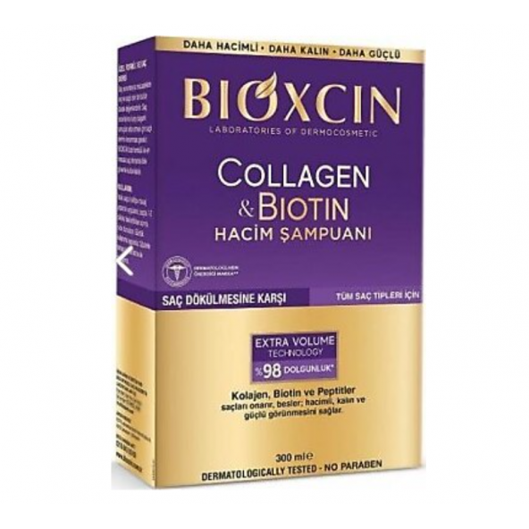 Bioxcin Collagen Biotin Hacim Şampuanı 300 ml ürün görseli