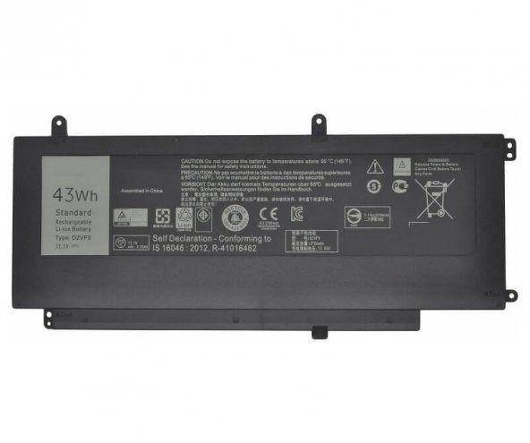 Dell  d2vf9pxr51  Notebook Bataryası Pili