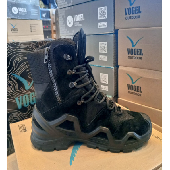Şafak25 Vogel Guard XS Fermuarlı Yeni Bot SİYAH