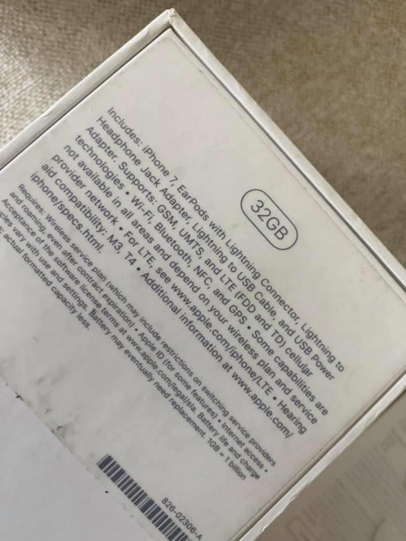 Apple Iphone 7 Boş Kutu 32Gb Siyah - 3
