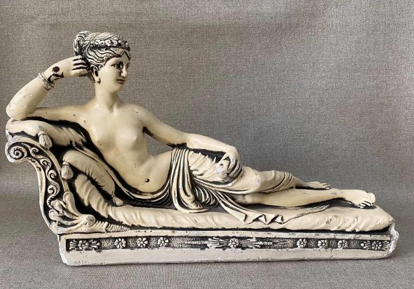 Antika Nü Kadın Heykeli - Alçı Kadın Biblo ürün görseli 1