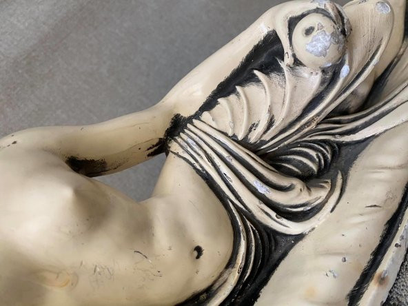 Antika Nü Kadın Heykeli - Alçı Kadın Biblo - Resim 7