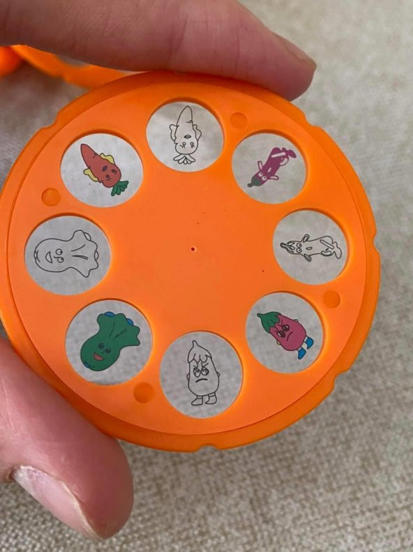 160 Figür Boyama Projeksiyonu Slayt Diski 20 Adet - 7