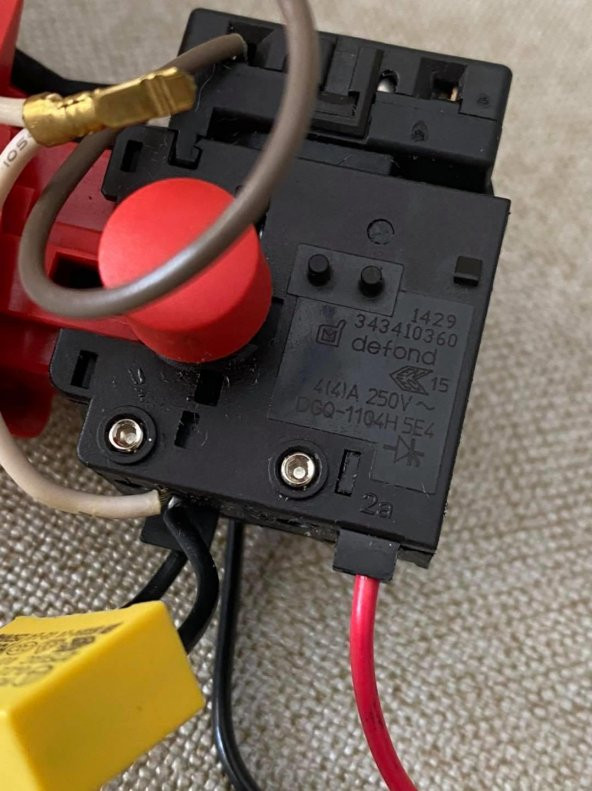 Defond DGQ-1104H 5E4 Güç Tetik Anahtarı - Metabo 343410360 Anahtar - 2