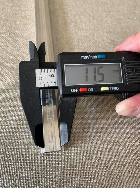 Alüminyum Profil 200x15.5x6.5mm - Maket Modelleme Profil Çubuk - 6