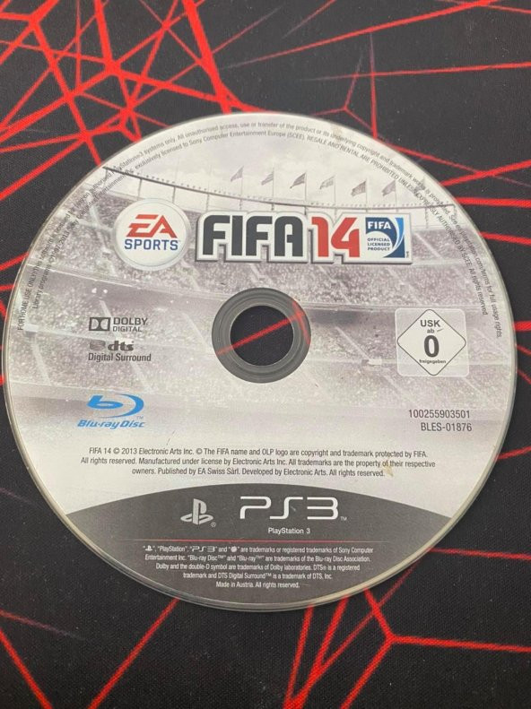 Fifa14 Ps3 Oyun Kutusuz 2.El