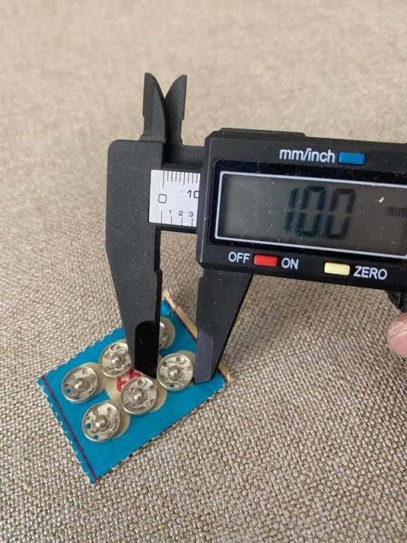 Antika Çıtçıt Düğme 1cm x 6lı - Bakkaliye Koleksiyon Çıt Çıt Düğme - 8