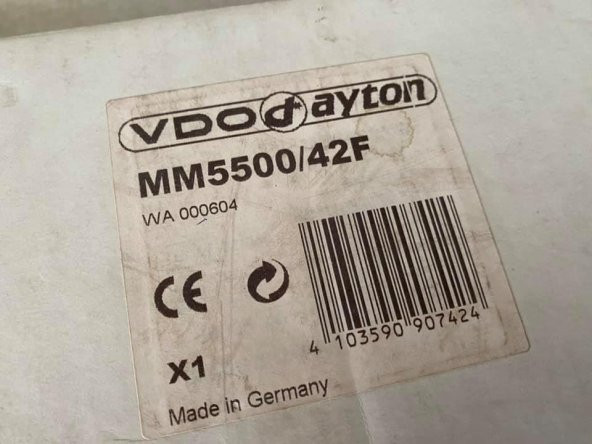 Siemens VDO MM5500/42 Navigasyon Ekranı - Mercedes Navigasyon Ekran - 7