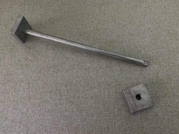 Kalıp Destek Parçası 9,9x260mm - Tespitsiz Metal Çubuk - 2