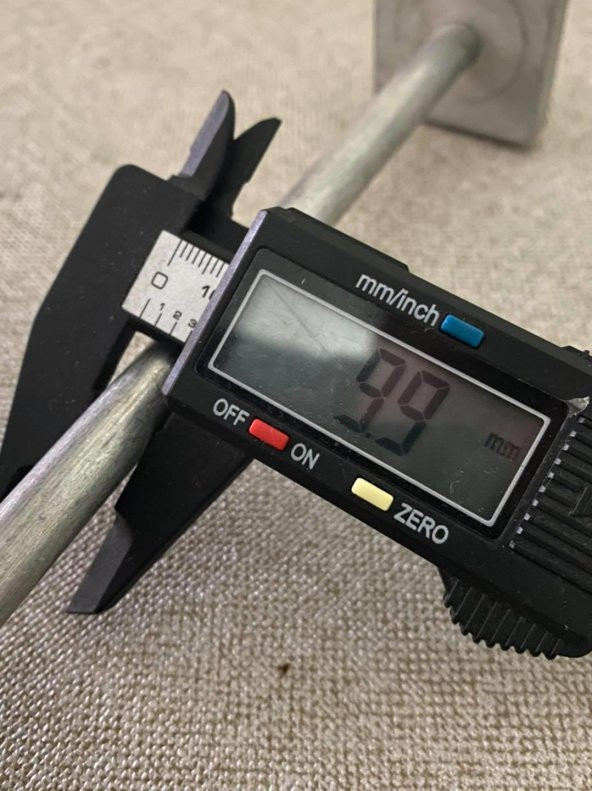 Kalıp Destek Parçası 9,9x260mm - Tespitsiz Metal Çubuk - 3