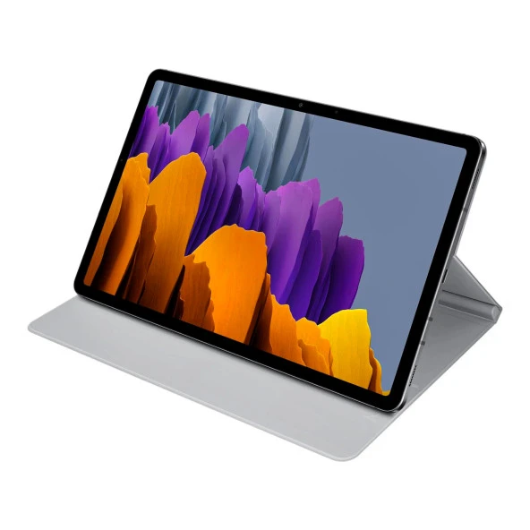 Samsung Galaxy Tab S7 Antimikrobiyal Kaplamalı Kapaklı Kılıf Uzay Gri Samsung Türkiye Garantili - 8