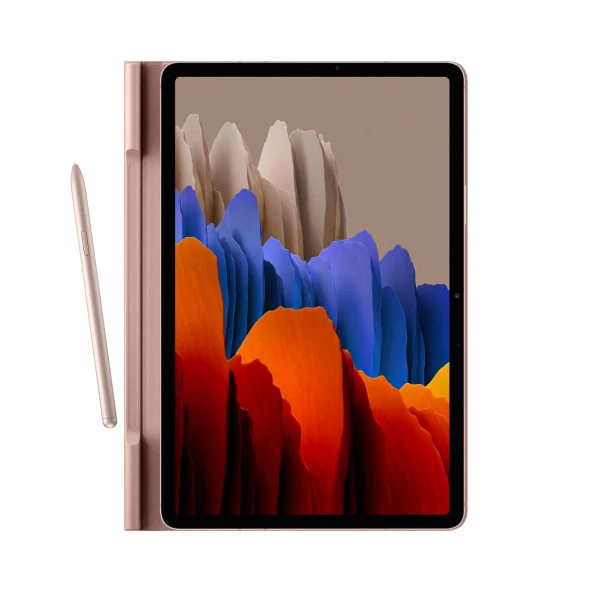 Samsung Galaxy Tab S7 5G Antimikrobiyal Kaplamalı Kapaklı Kılıf Pembe Samsung Türkiye Garantili - 9