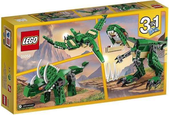 LEGO Creator Muhteşem Dinazorlar - Dinazorları Seven Yaratıcı Çocuklar için Oyuncak Yapım Seti 31058 - 4