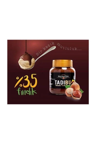 Abdurrahman Tatlıcı Tadıbu 330 gr 6lı Kakaolu Fındık Ezmesi - Resim 2